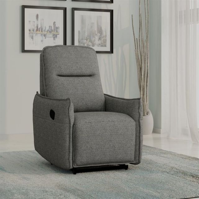 Emerald Home Justine Charcoal Manual Recliner-2