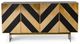 VIG Furniture Modrest Perret Black/Gold Buffet-1
