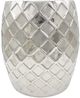 A & B Home Gastonia Shiny Silver Stool-1