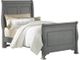 Vaughan-Bassett French Market Zinc Youth Twin Wood Rails-0