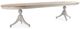 Century® Monarch Madeline Wash Oak Double Pedestal Table with White Base-1