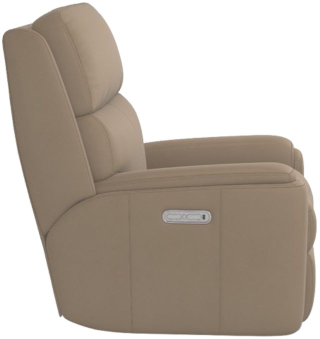 Flexsteel® Rio Caffelatte Power Recliner with Power Headrest-2