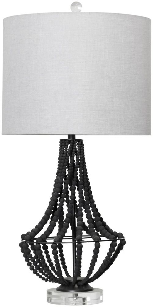 Harp & Finial® Aurora Black Table Lamp-0