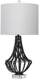 Harp & Finial® Aurora Black Table Lamp-0