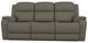 La-Z-Boy® Dorian Smoke Power Reclining Sofa with Headrest and Lumbar-1