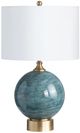 Crestview Collection Downs Teal Table Lamp-0