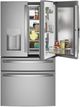 GE Profile™ 36'' 22.3 Cu. Ft. Fingerprint Resistant Stainless Smart Counter Depth French Door Refrigerator with Door In Door-4