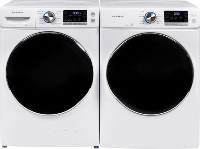 Crosley® 8.0 Cu. Ft. White Front Load Electric Dryer -2