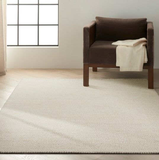 Nourison Home™ Calvin Klein Textured Dots 5'x7' Style 1 Area Rug-1
