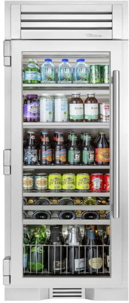 True® 24" 15.4 Cu. Ft. Stainless Steel Beverage Center-0