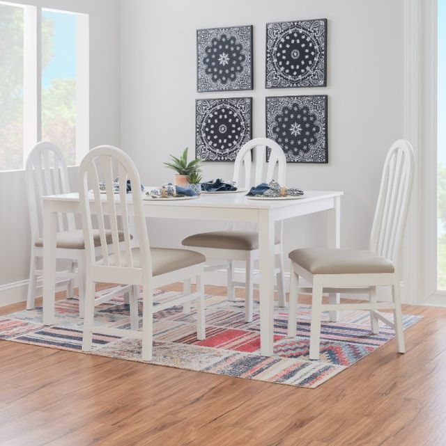 Linon Jonas 2-Piece Natural/White Dining Chair Set-1