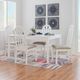 Linon Jonas 2-Piece Natural/White Dining Chair Set-1