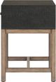 Four Hands Fiona Black Raffia/Russet Mahogany Nightstand-4