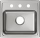 Elkay Lustertone® Classic Lustrous Satin 19" x 18" x 5-1/2" 3-Hole Single Bowl Drop-In ADA Sink-1