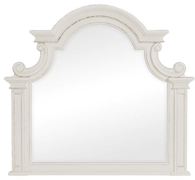 Mazin Furniture Baylesford Antique White Mirror-0