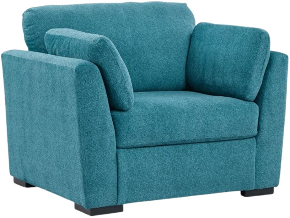 Oversized teal chair discount