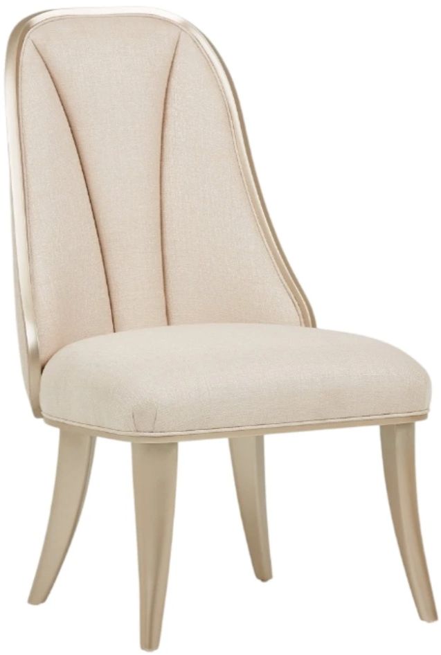 Michael Amini® Villa Cherie Caramel/Chardonnay Dining Side Chair -0