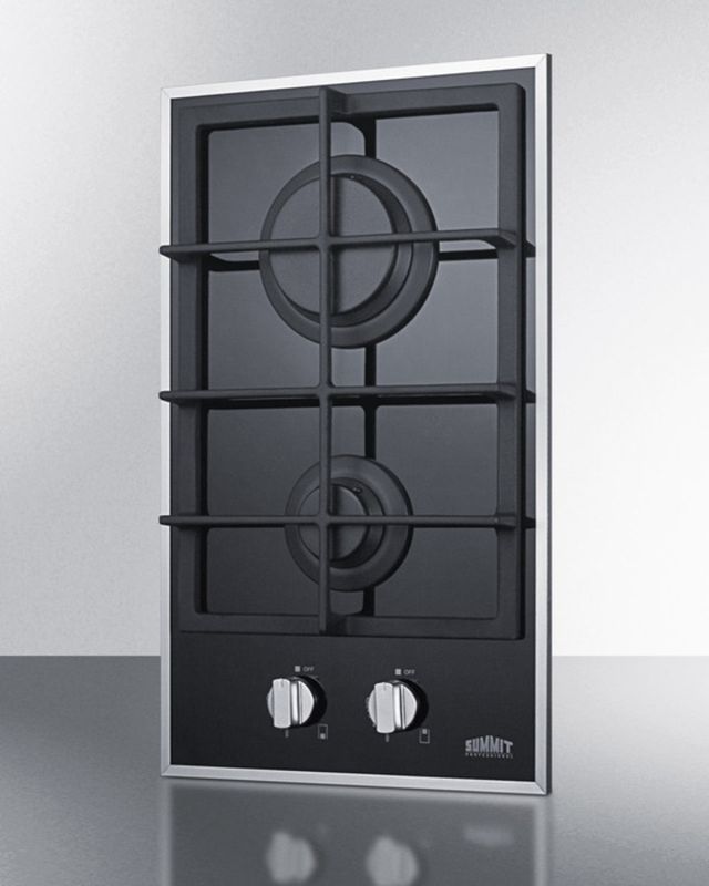 Summit® 12" Black Gas Cooktop-1