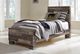 Benchcraft® Derekson Multi Gray Twin Panel Rail-3