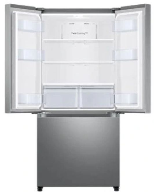 Samsung 17.5 Cu. Ft Fingerprint Resistant Stainless Steel Counter Depth French Door Refrigerator-1