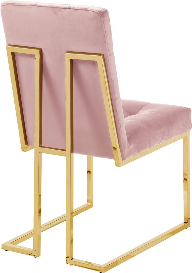 Meridian Furniture Pierre Pink Velvet Dining Chair-2