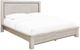 International Furniture Direct Golden Loft Gray Eastern King Platform Simple Bed-0