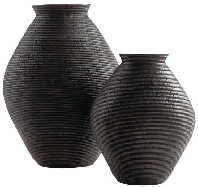 Signature Design by Ashley® Hannela Antique Brown 17" Vase-1