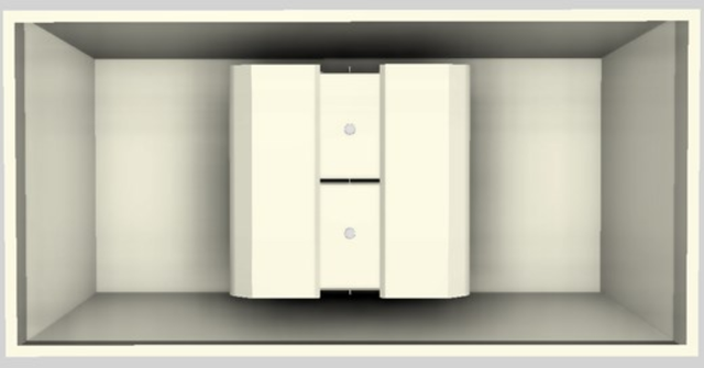 Vent-A-Hood® Designer Series 60" Biscuit Island Range Hood-3