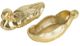 A & B Home Gold Duck Trinket Box-3