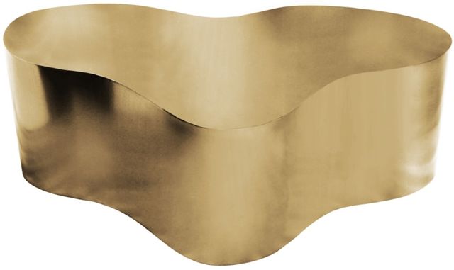 Meridian Furniture Tevere Brushed Gold 48" Coffee Table-1
