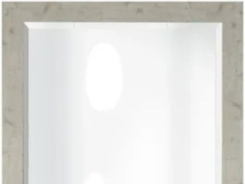 Stylecraft Silver Beveled Framed Wall Mirror-1