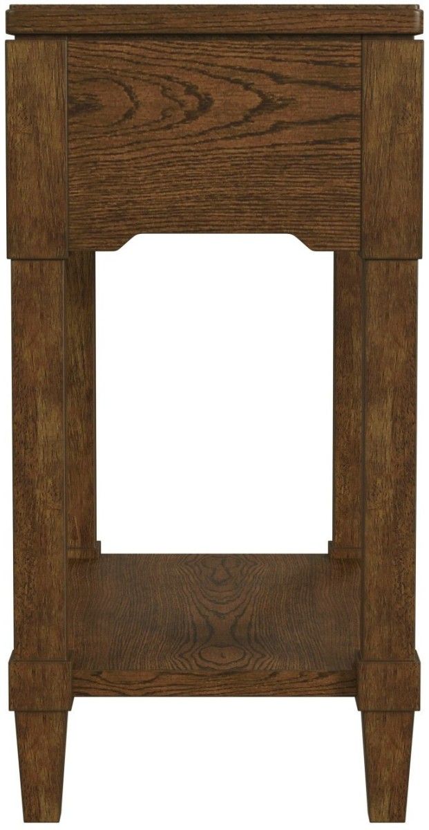 Null Furniture Saddlebrook Spice Brown Chairside End Table-2