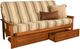 Kodiak Furniture Monterey Barbados/Parma Gray Full Storage Futon with Mattress-0