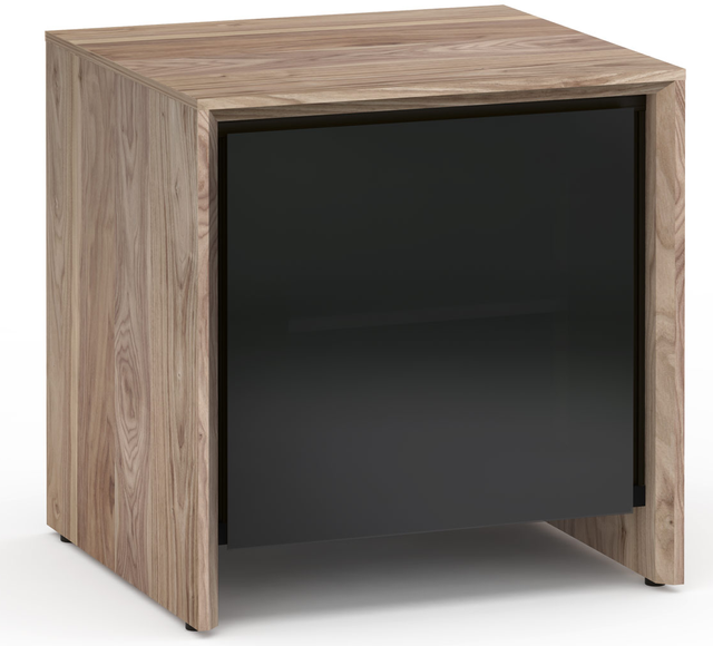 Salamander Designs® Barcelona 217 Subwoofer Enclsoure-Natural Walnut/Black Glass