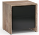 Salamander Designs® Barcelona 217 Subwoofer Enclsoure-Natural Walnut/Black Glass-0