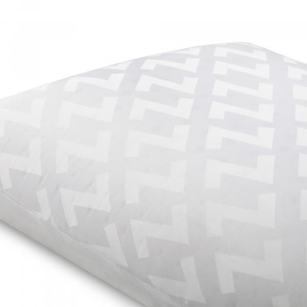 Malouf® Z® Zoned Dough® + Bamboo Charcoal Queen Pillow-2