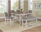 Crown Mark Fulton Gray/White Counter Height Chair-1