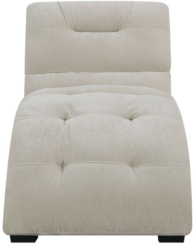 Elements International Dominick Linen Chaise Lounge-3