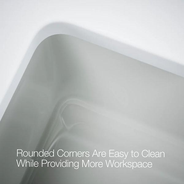 KOHLER® Riverby® White 33" Undermount Double-Bowl Kitchen Sink-4