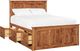 Archbold Furniture Customizable Shaker Queen Chest Panel Storage Bed-4