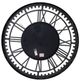 YHD Silver Framed 32" Round Gear Clock-4