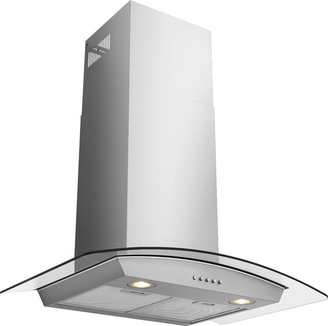 Frigidaire® 30" Stainless Glass Canopy Range Hood-3