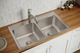 Elkay Lustertone® Classic Lustrous Satin 37" x 22" x 10-1/8" MR2-Hole Equal Double Bowl Drop-In Sink-2