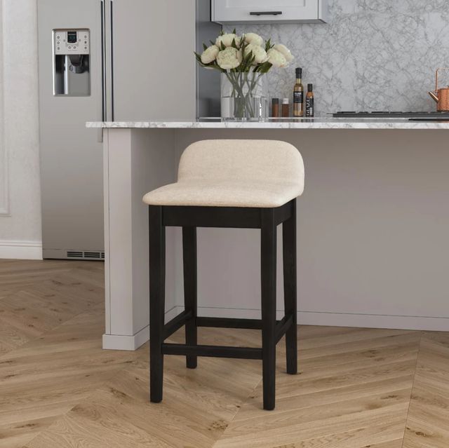 HH2 Home Renmark Black/Beige Counter Height Stool-4
