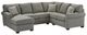 Lancer Furniture Customizable 2640 3-Piece U-Shaped Sectional -0