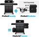 Broil King® Baron 420 Pro Shadow 4-Burner Black Freestanding Liquid Propane Grill-3