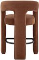 TOV Furniture Malone Rust Chenille Counter Stool-5