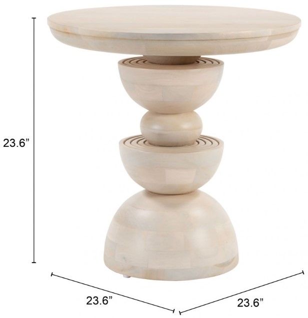 Zuo® Modern Bilanka Natural Accent End Table-1