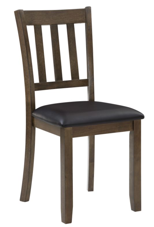 Mazin Furniture Faust 5-Piece Dark Brown Dining Set-3