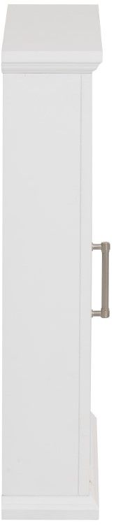 Linon Scarsdale White Medicine Cabinet-3